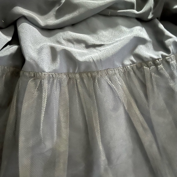 XS Dark Navy Blue Party/Bridesmaid/Prom Knee-Length w/built in bra - Picture 4 of 8